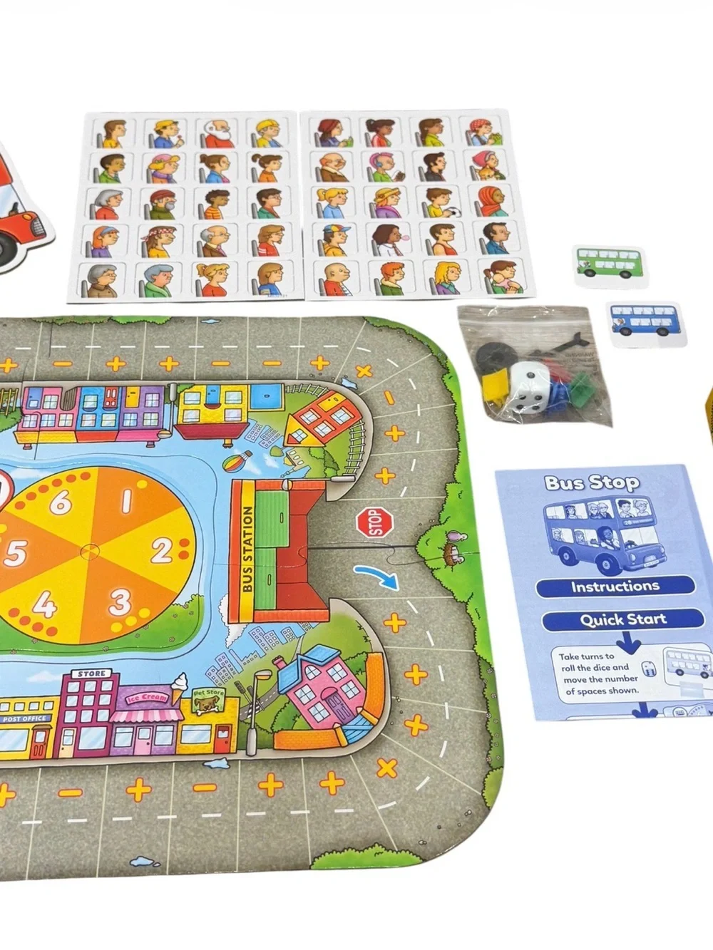 Orchard Toys Bus Stop Board Game | Educational Math Game